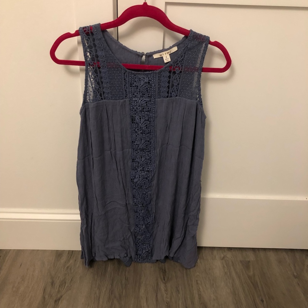 Francescas blue lace dress